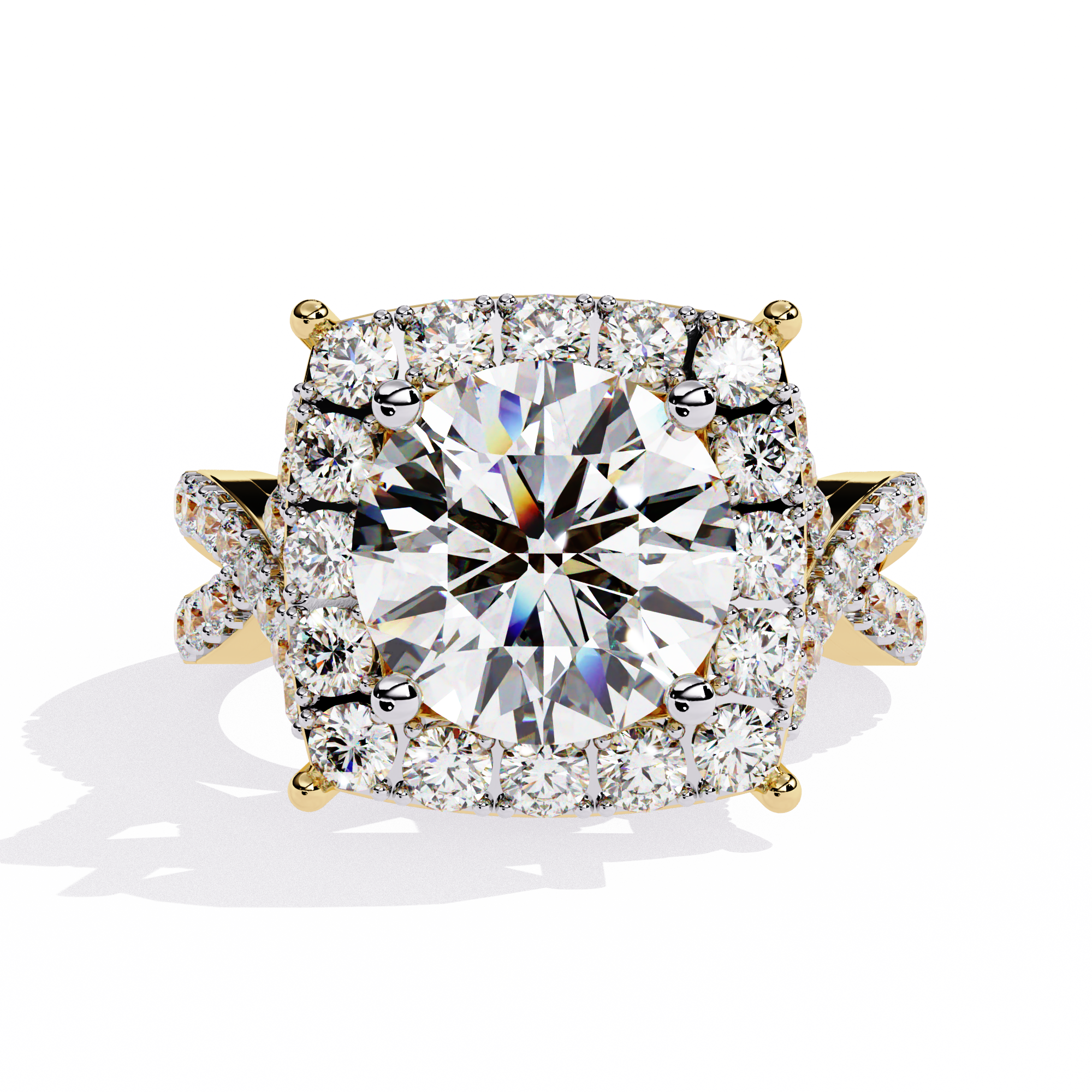 Eternal Gaze Round Diamond Ring
