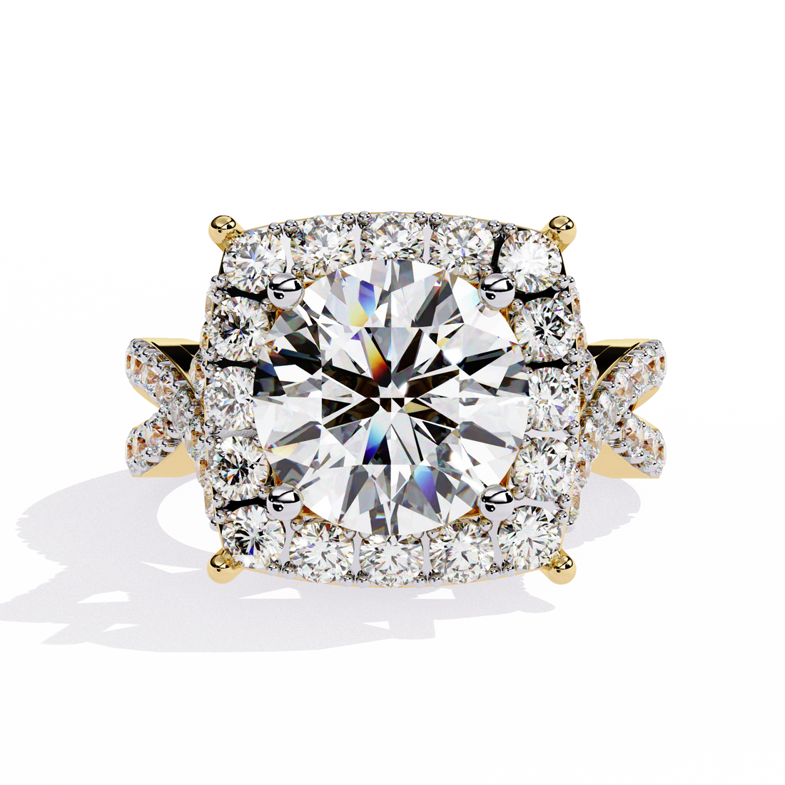 Eternal Gaze Round Diamond Ring