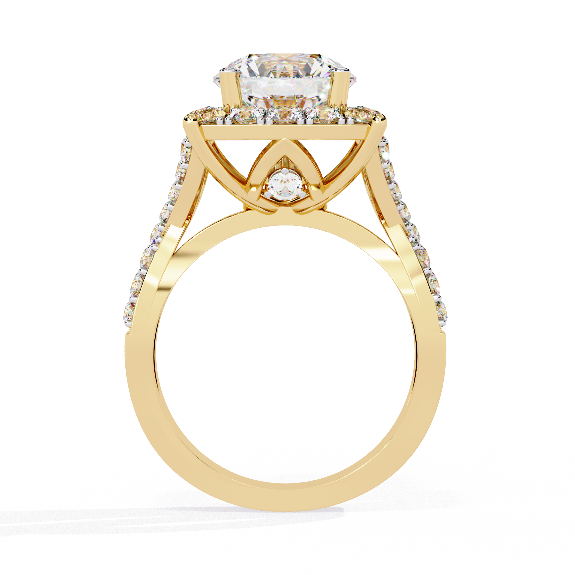 Eternal Gaze Round Diamond Ring 4