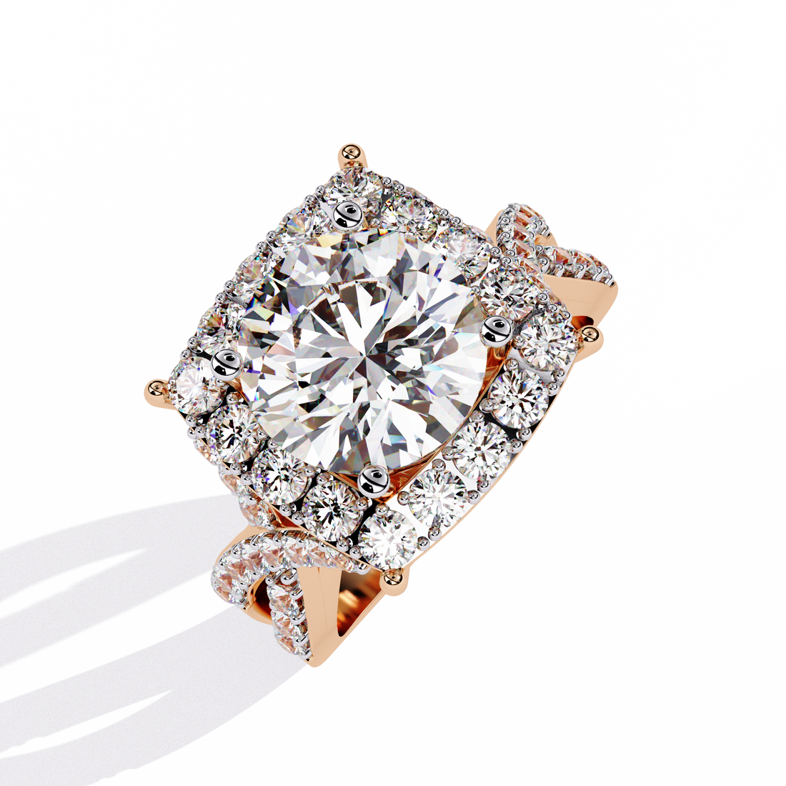 Eternal Gaze Round Diamond Ring 5