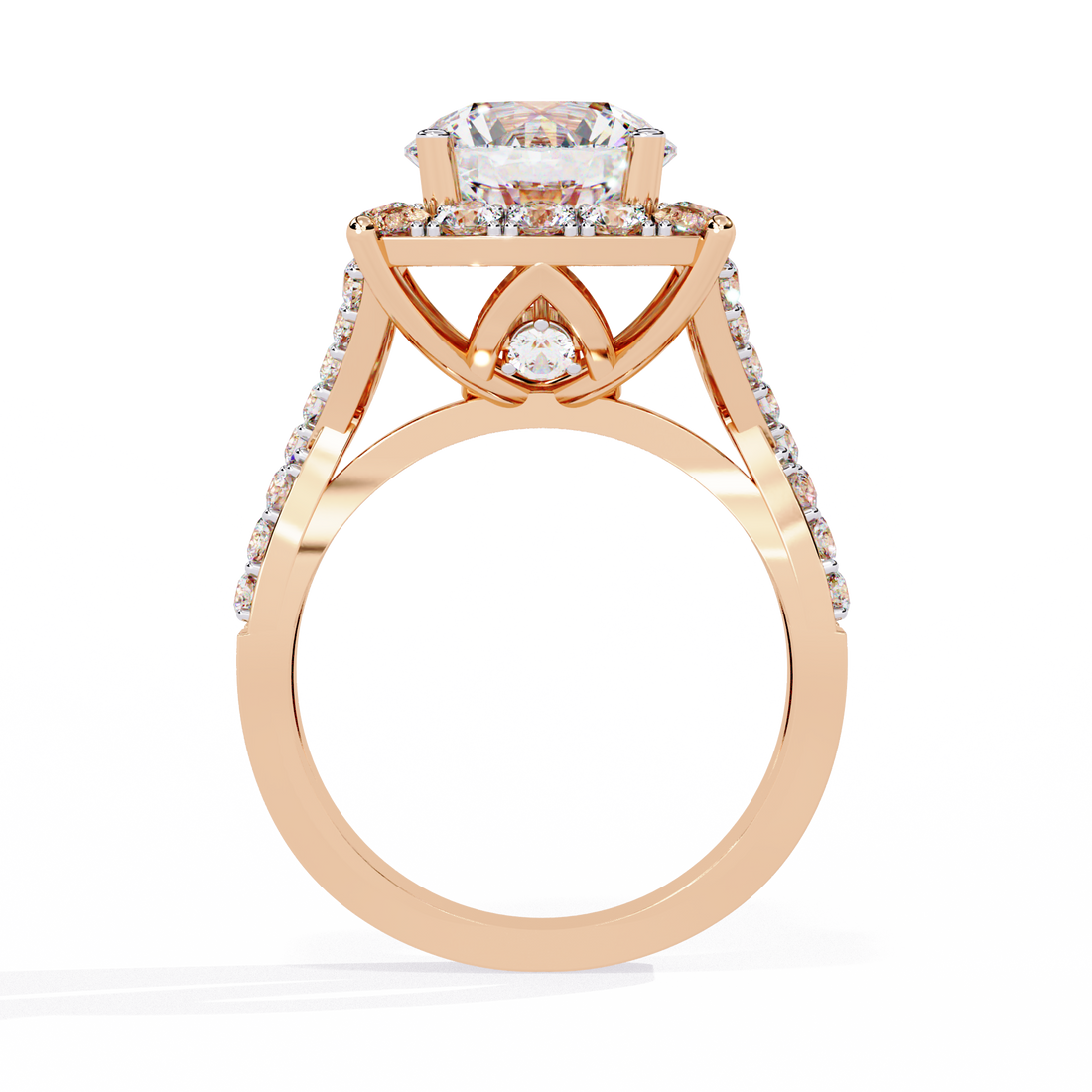 Eternal Gaze Round Diamond Ring 8