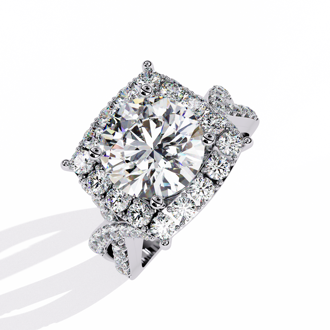 Eternal Gaze Round Diamond Ring 9