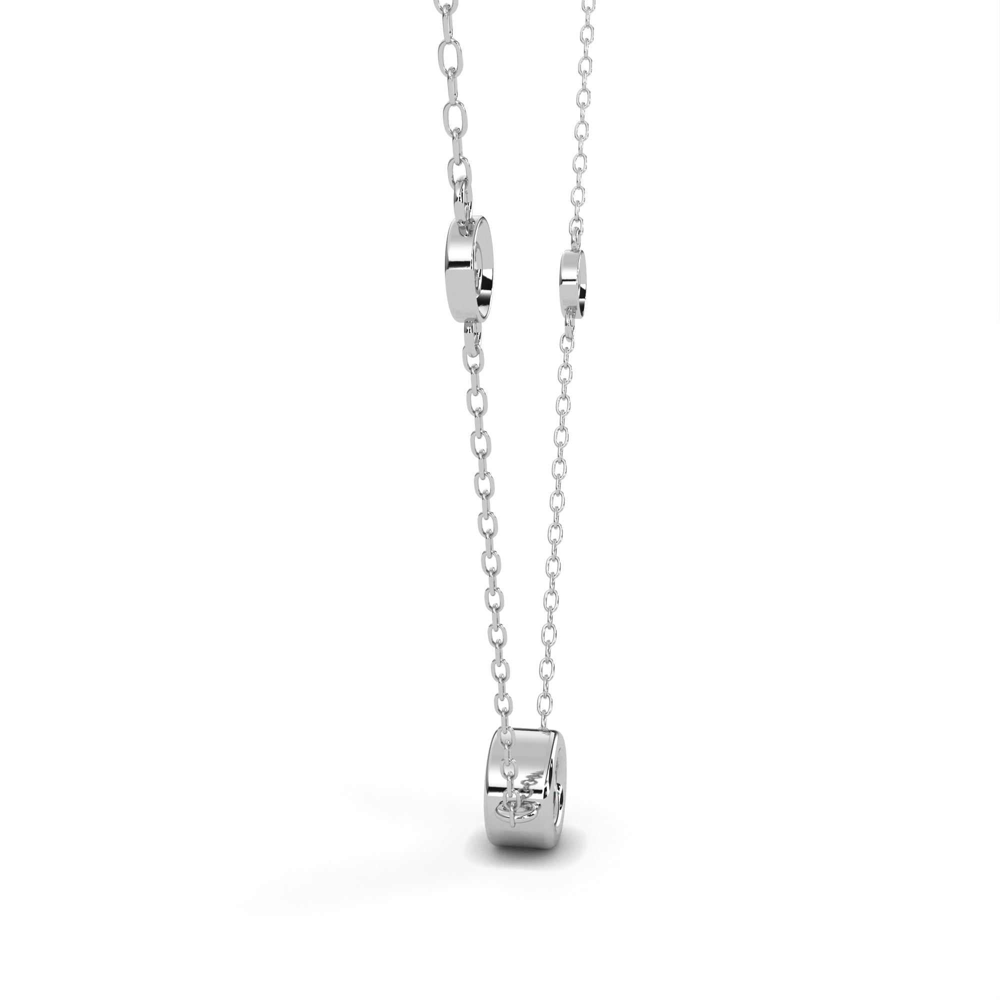 Eternal Halo Diamond Necklace