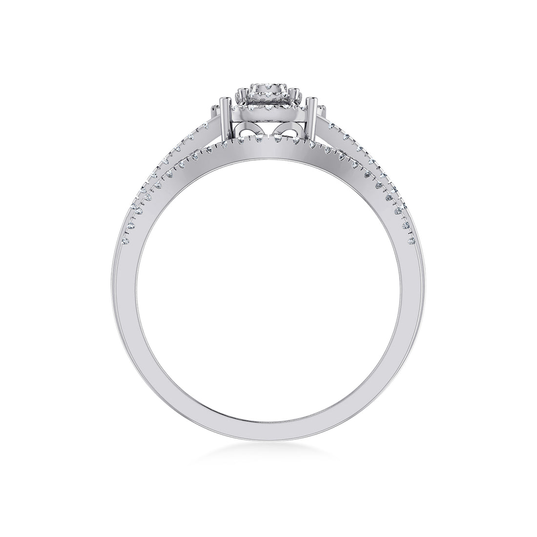 Eternal Halo Lab Diamond Ring in Rose Gold – Radiant Sparkle 9
