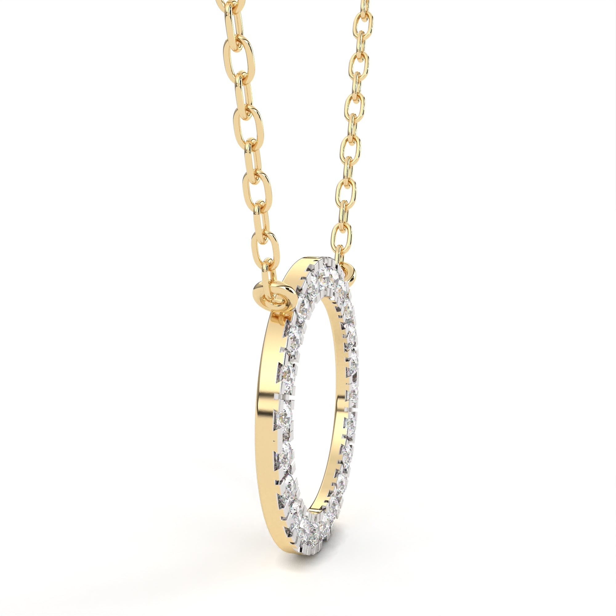 Eternal Orbit Diamond Pendant