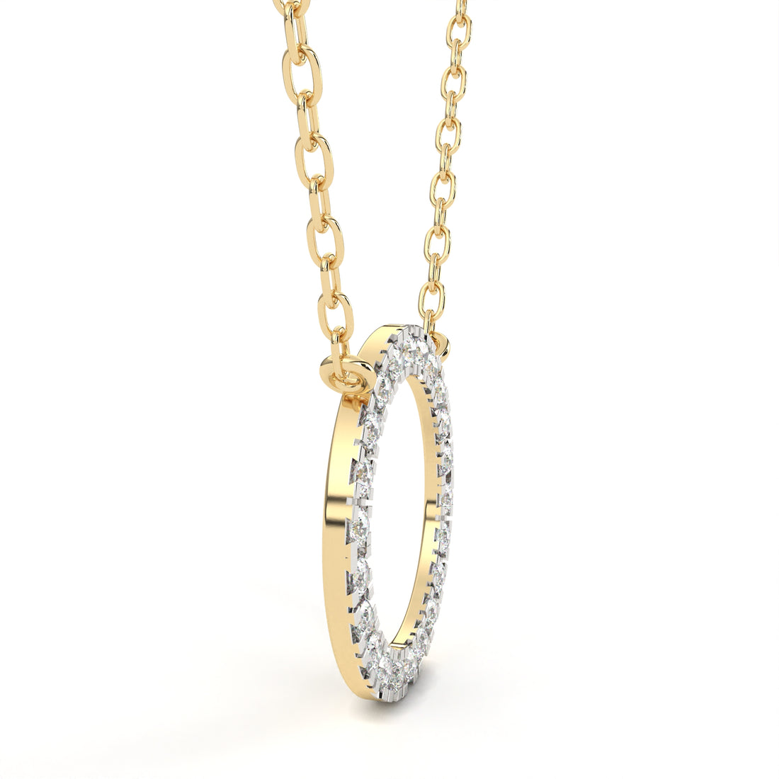 Eternal Orbit Diamond Pendant