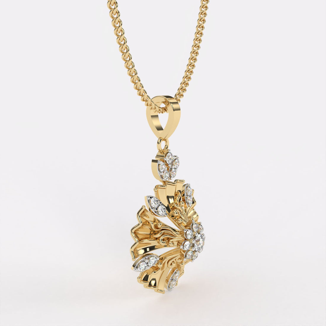 Ethereal Mist Diamond Pendant