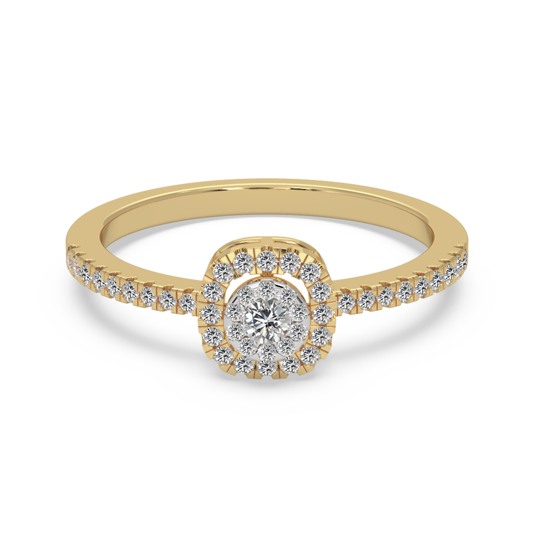 Ethical Lab-Grown Diamond Halo Ring