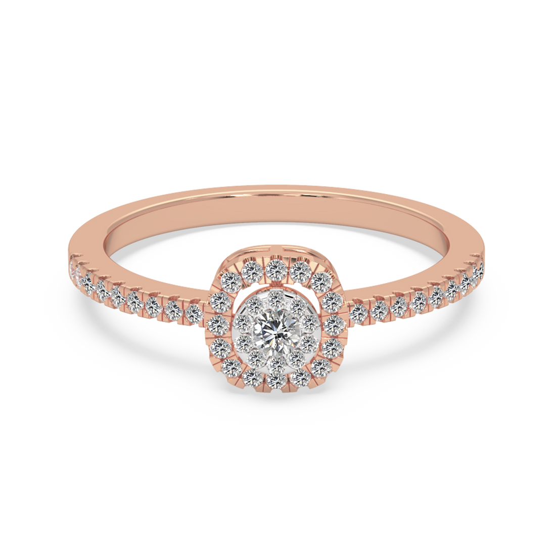 Ethical Lab-Grown Diamond Halo Ring
