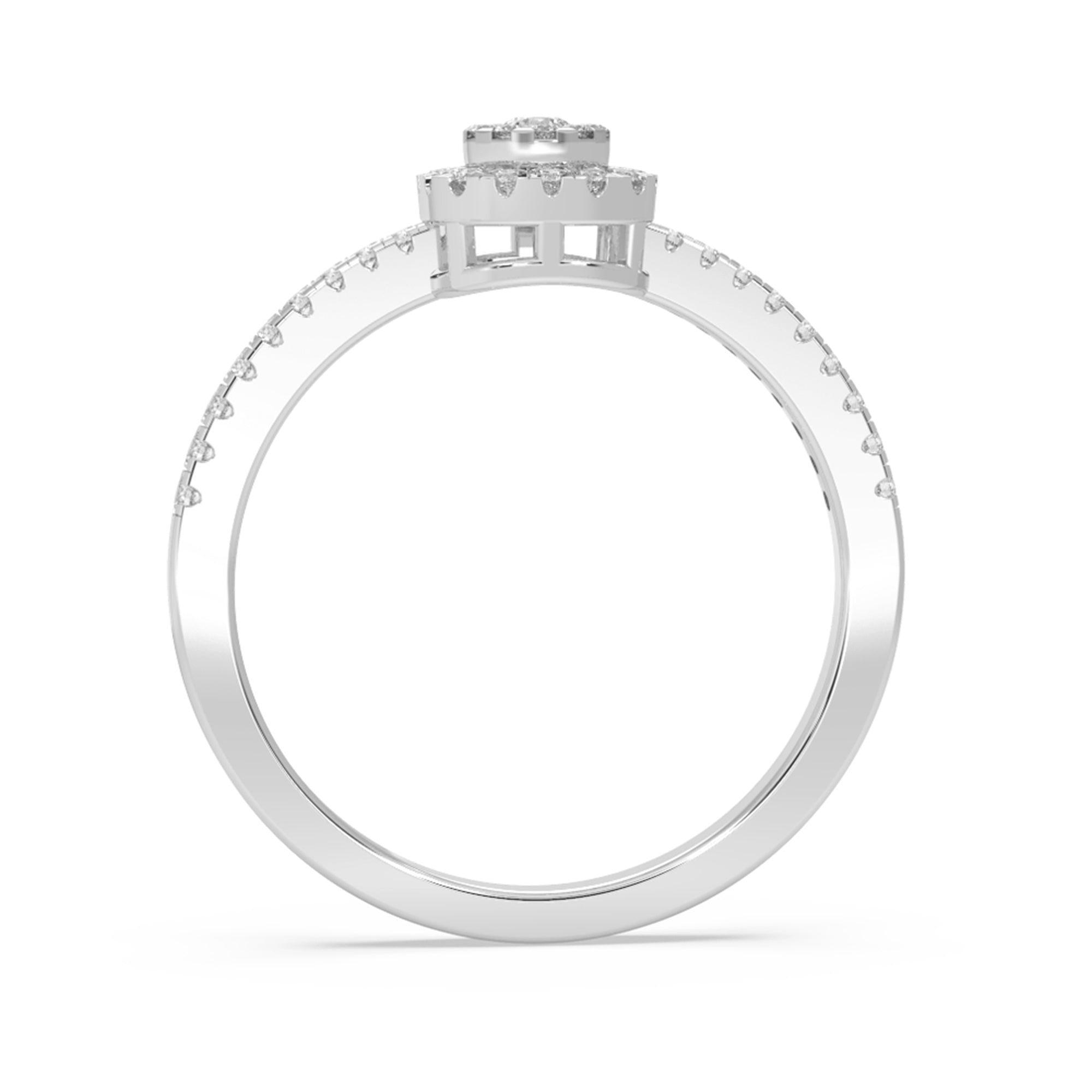 Ethical Lab-Grown Diamond Halo Ring
