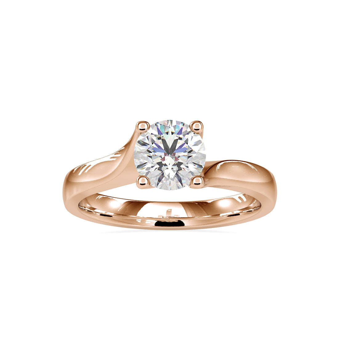 Everlight 1.15 carats Round Solitaire Ring 2