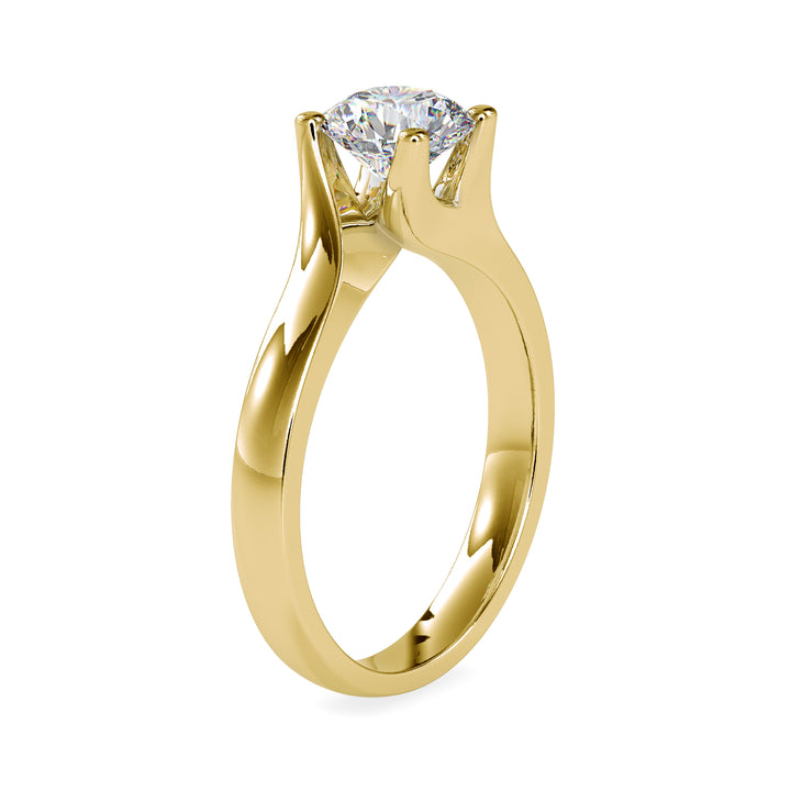 Everlight 1.15 carats Round Solitaire Ring 6