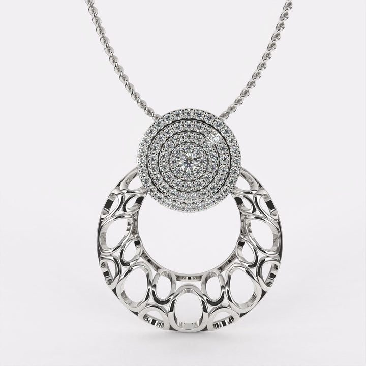 Everyday Elegance Diamond Pendant In 925 Silver