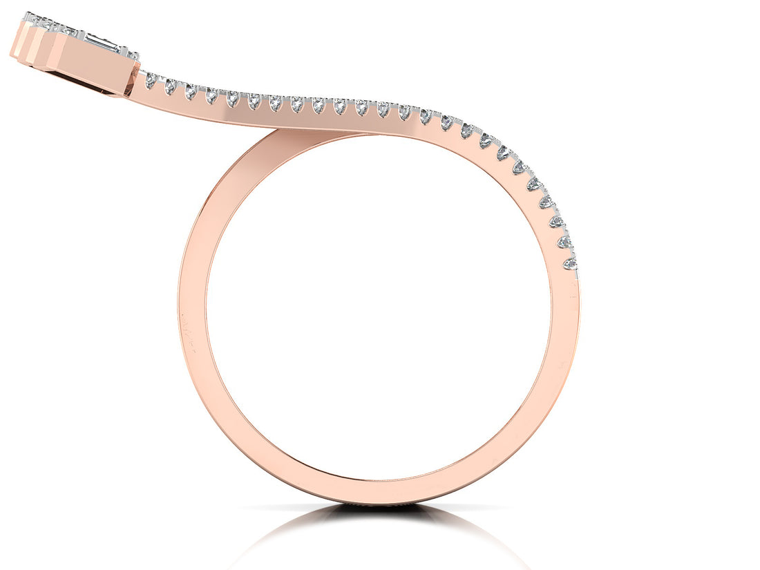 Exquisite Layered  Diamond Ring 7