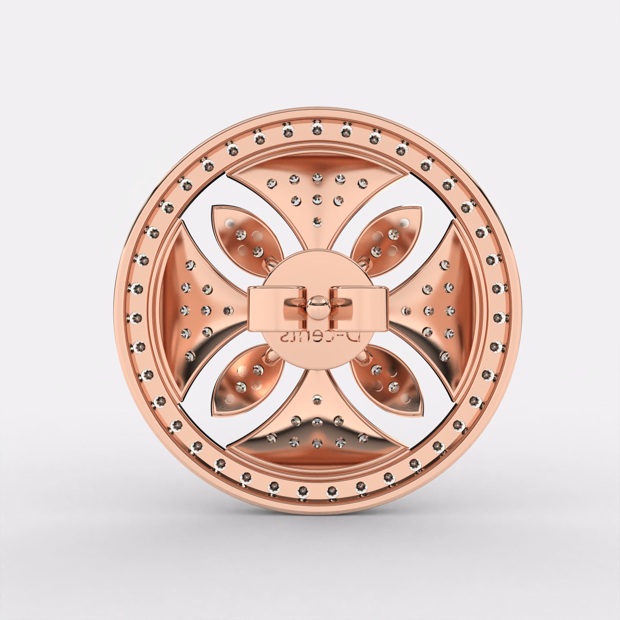 Flare Leaf Diamond Earrings