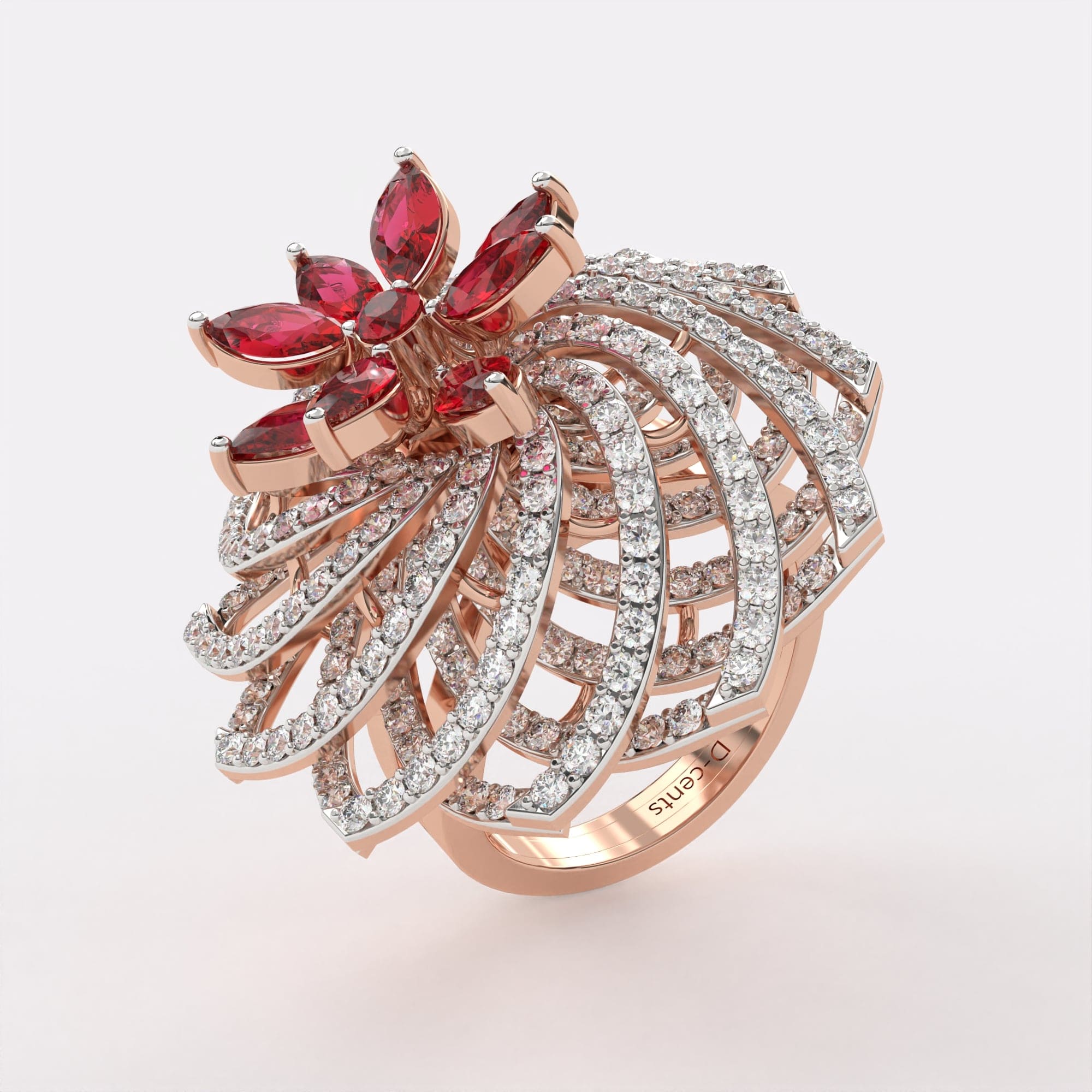 Floral Fantasy Diamond Ring