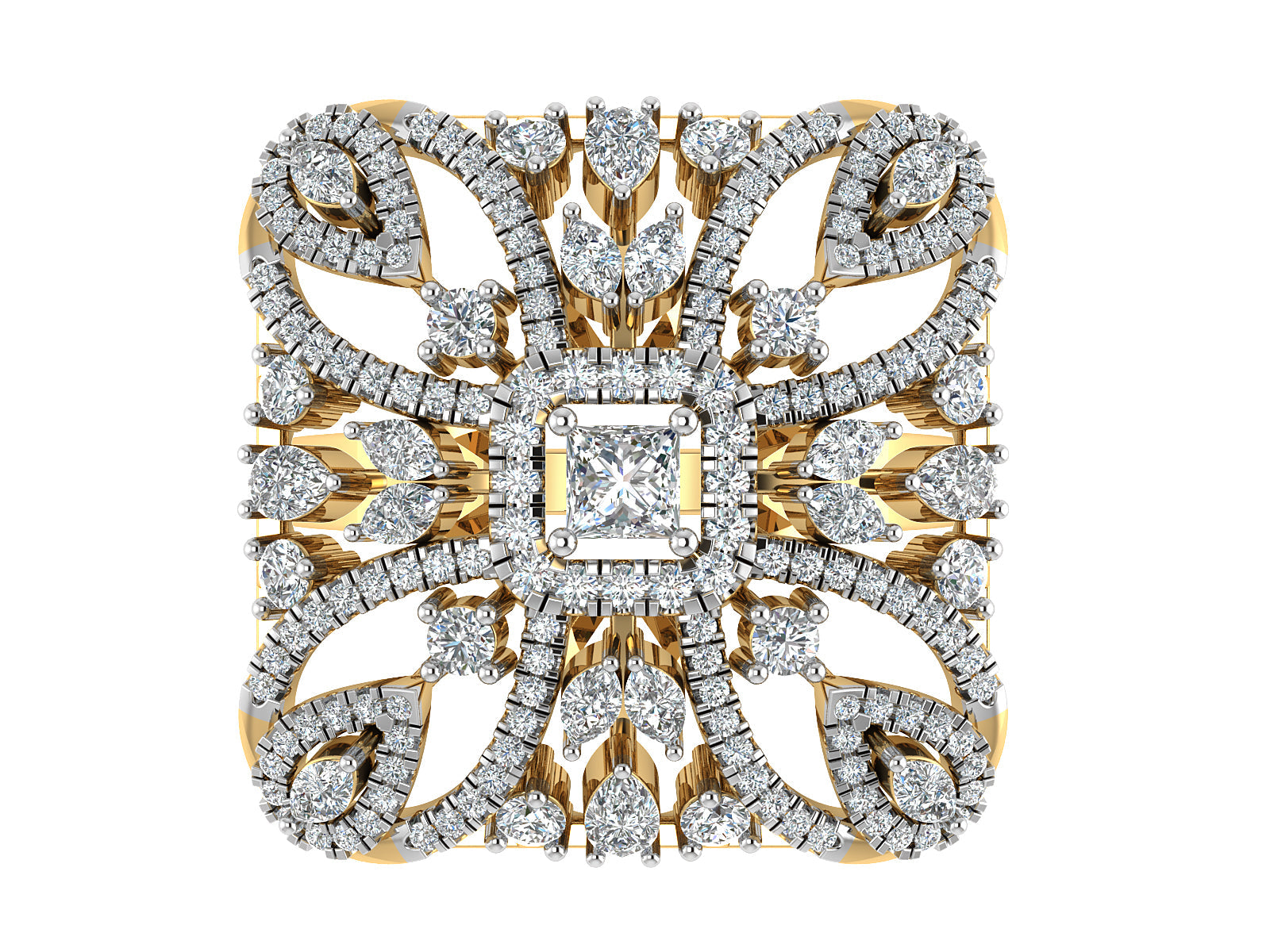 Flourish Spark Diamond Ring