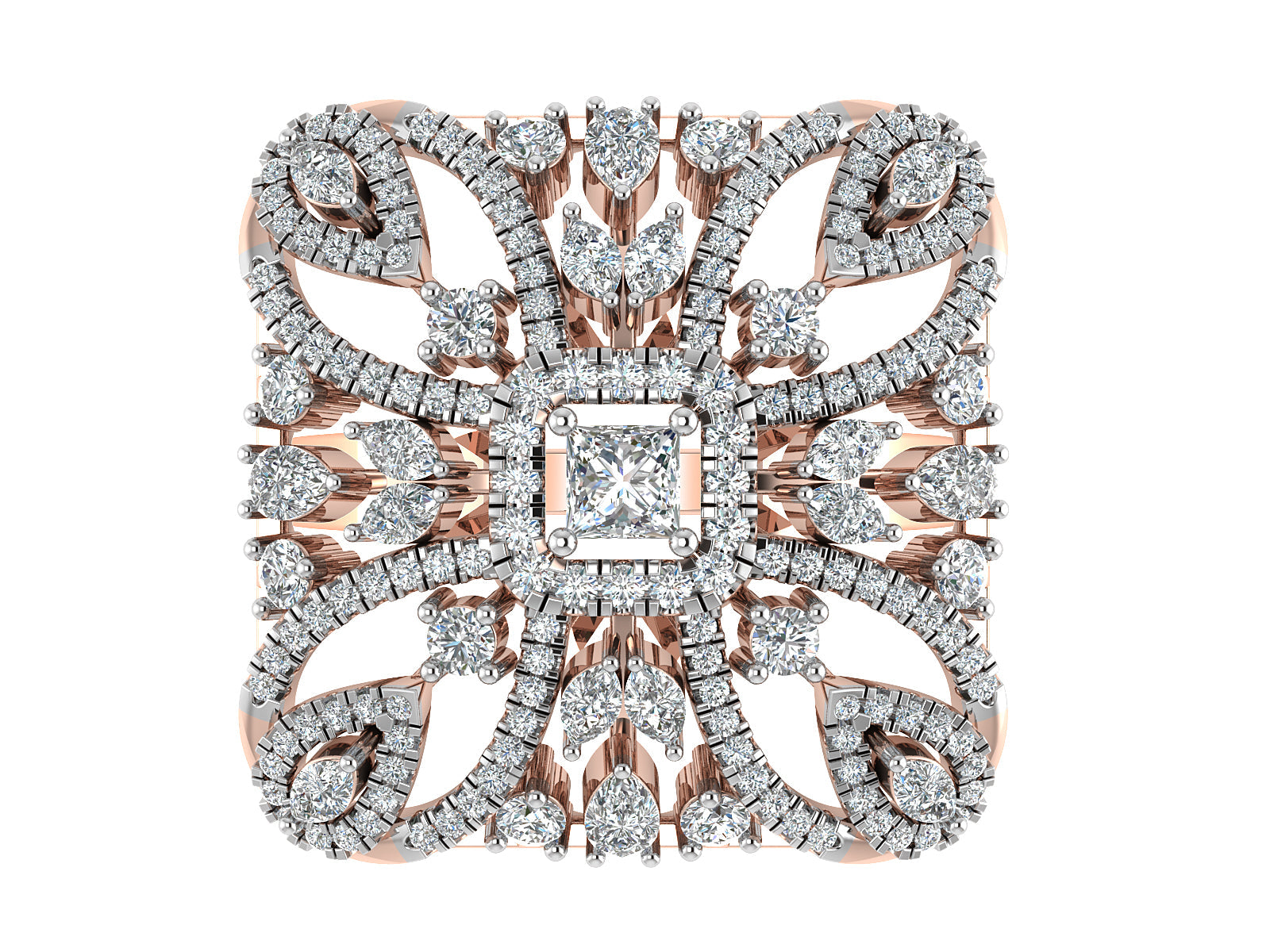Flourish Spark Diamond Ring 4
