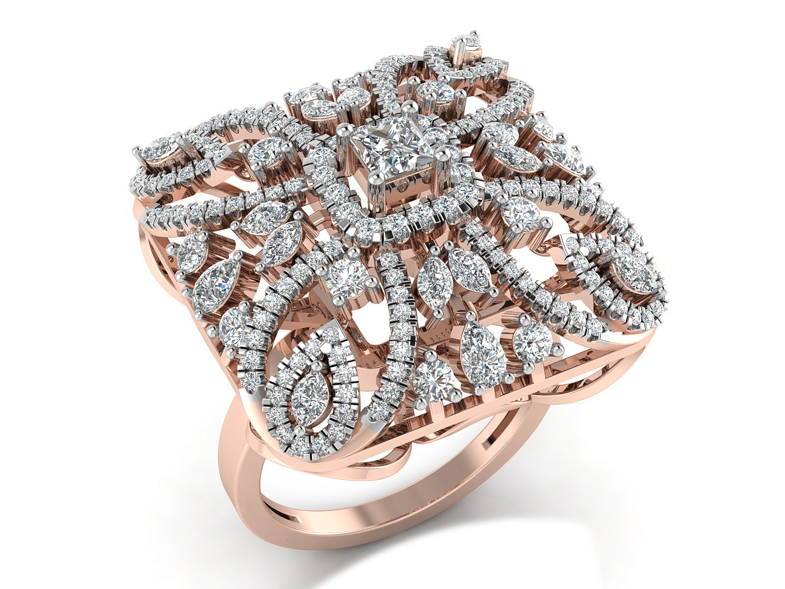 Flourish Spark Diamond Ring 5