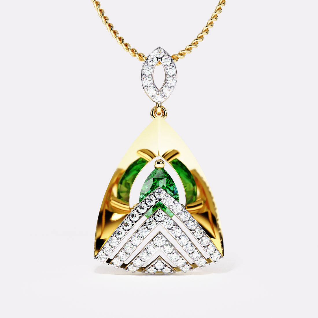 Forest Glow Gemstone Pendant