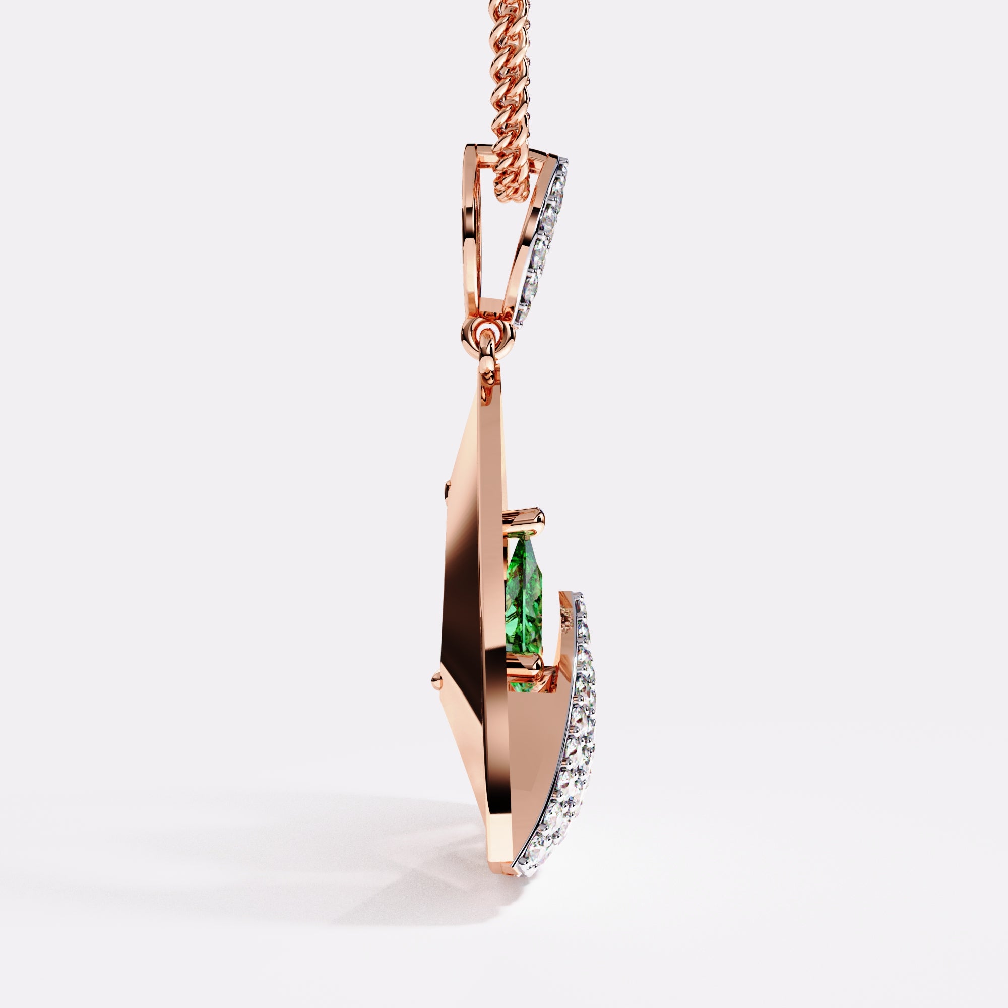 Forest Glow Gemstone Pendant