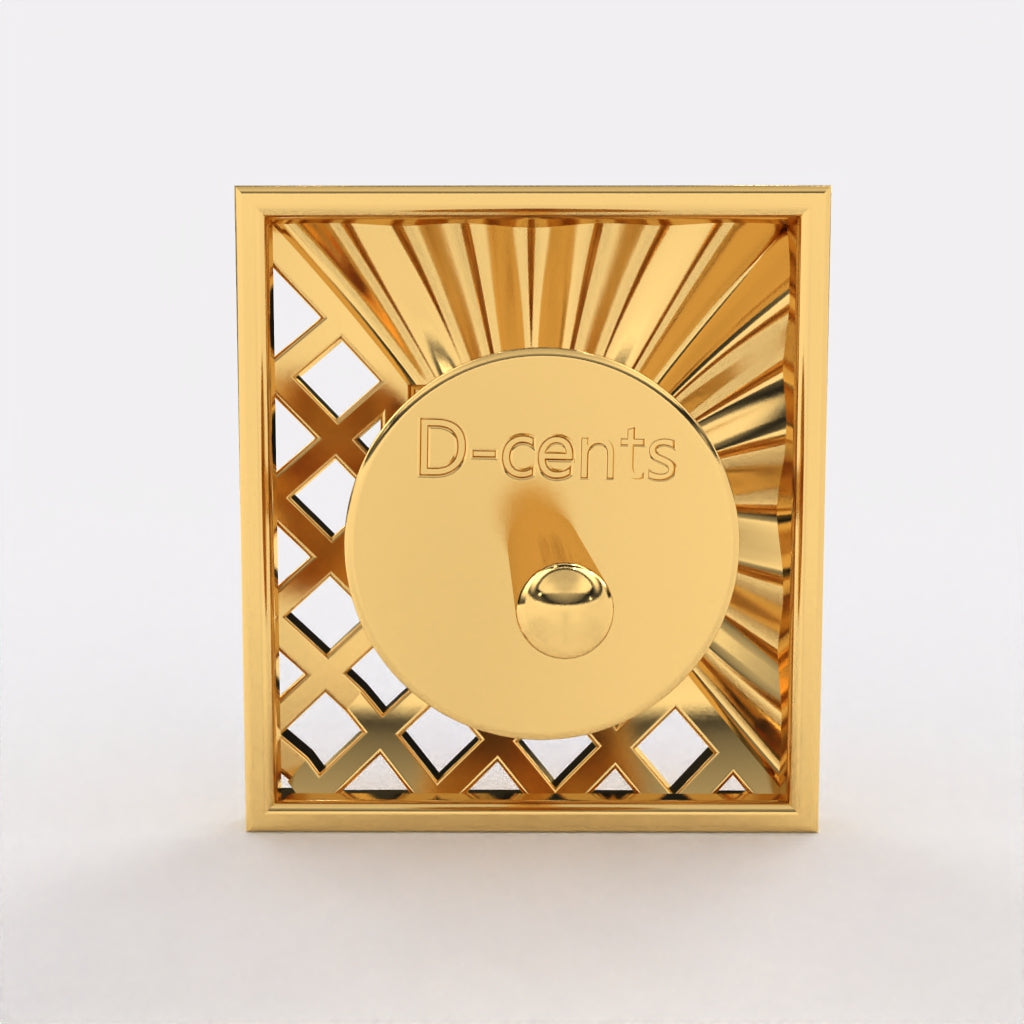 Geo Glow Diamond Stud Earrings