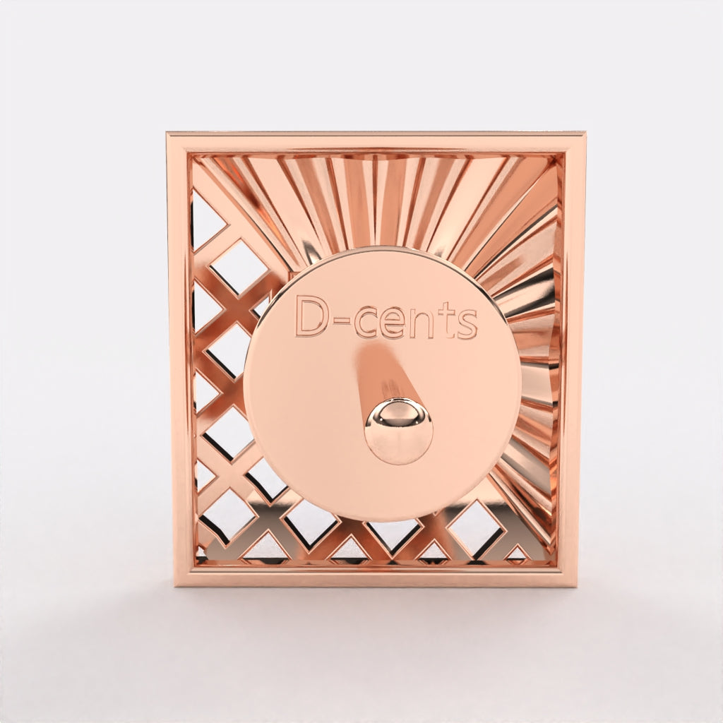 Geo Glow Diamond Stud Earrings