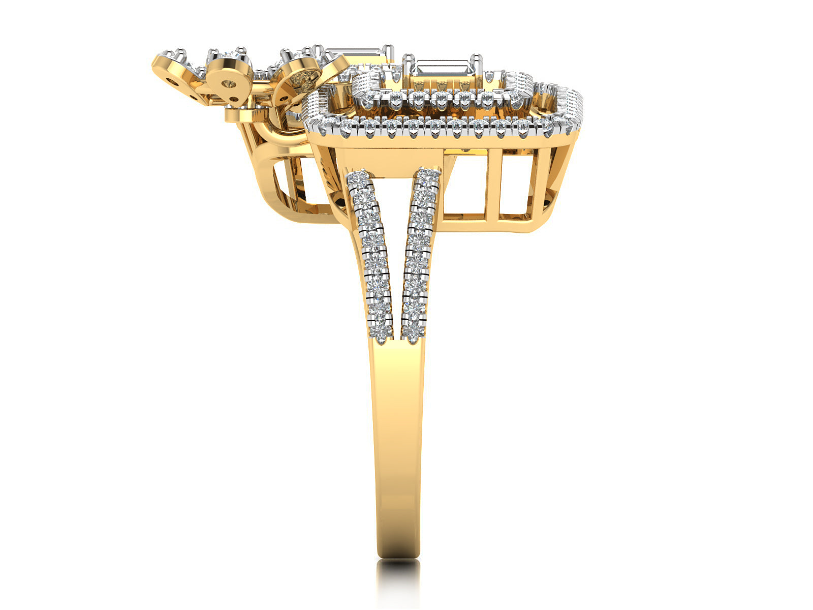 Geometric Grace Diamond Ring 3