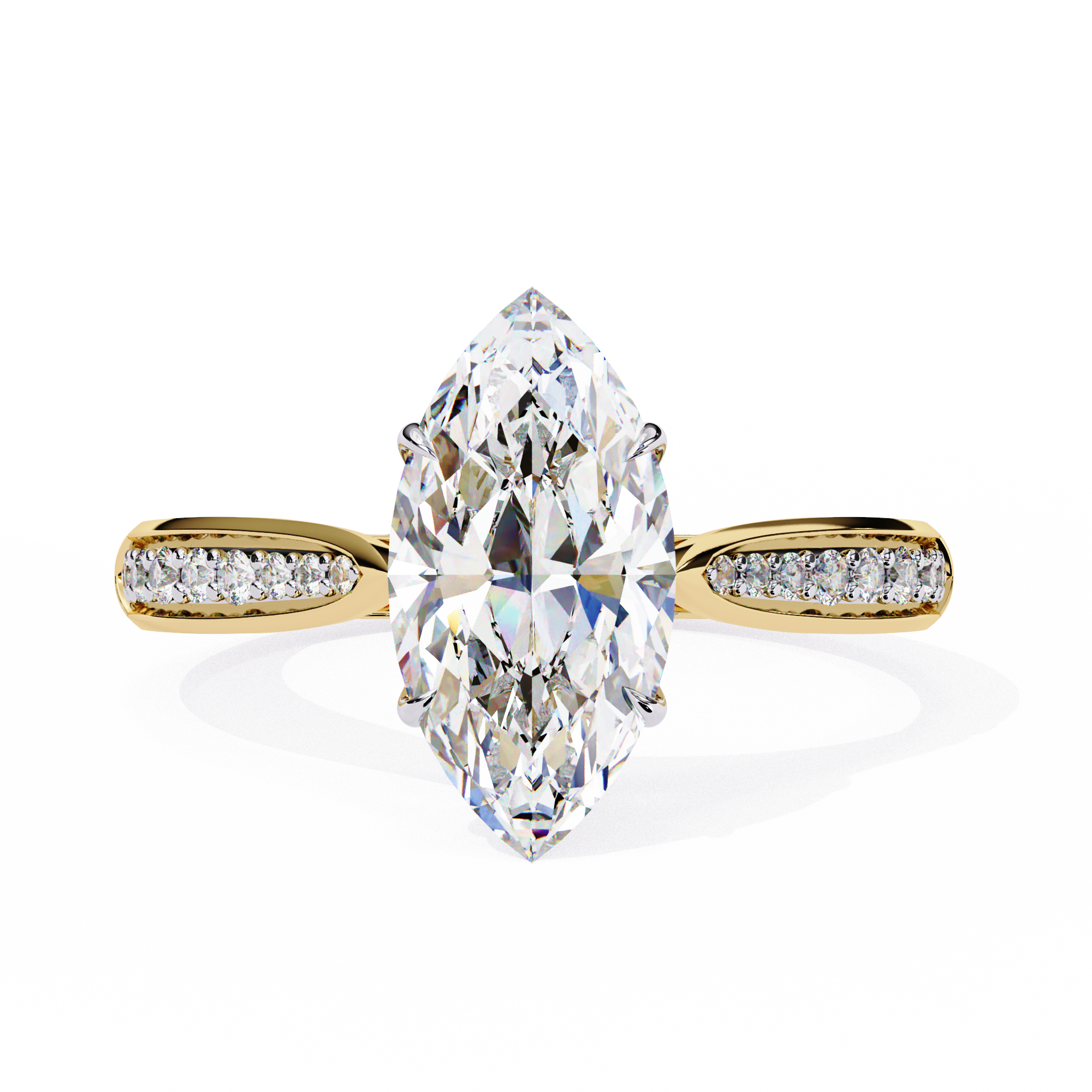 Glam Glint Marquise Diamond Ring