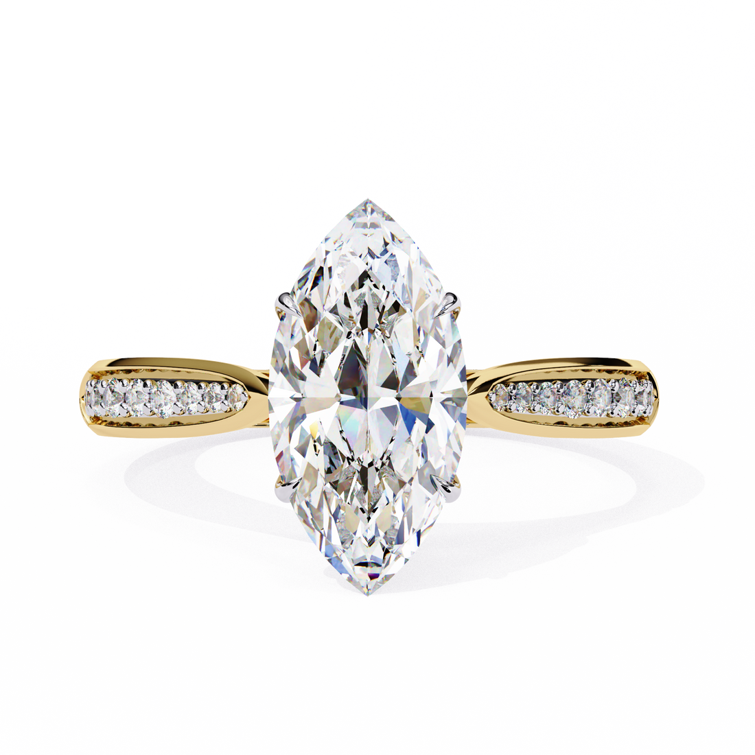 Glam Glint Marquise Diamond Ring
