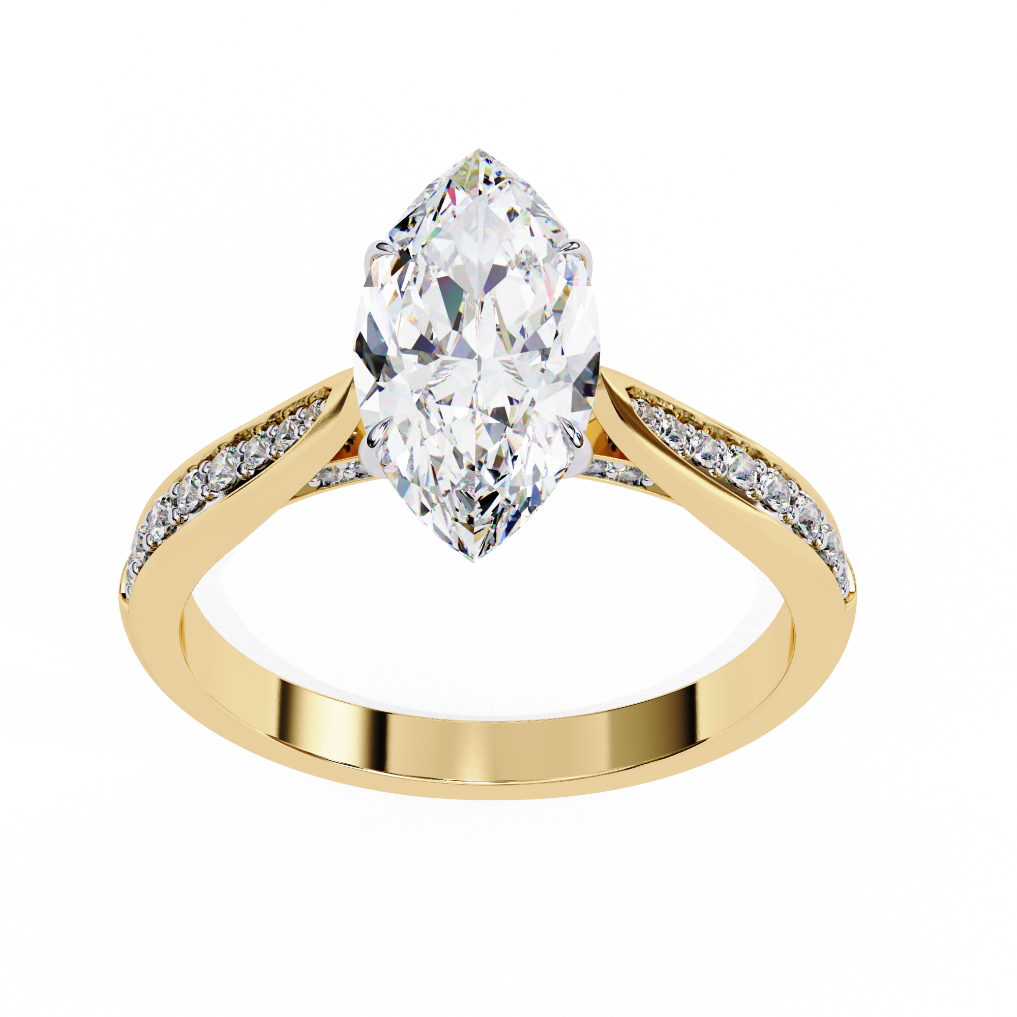 Glam Glint Marquise Diamond Ring2