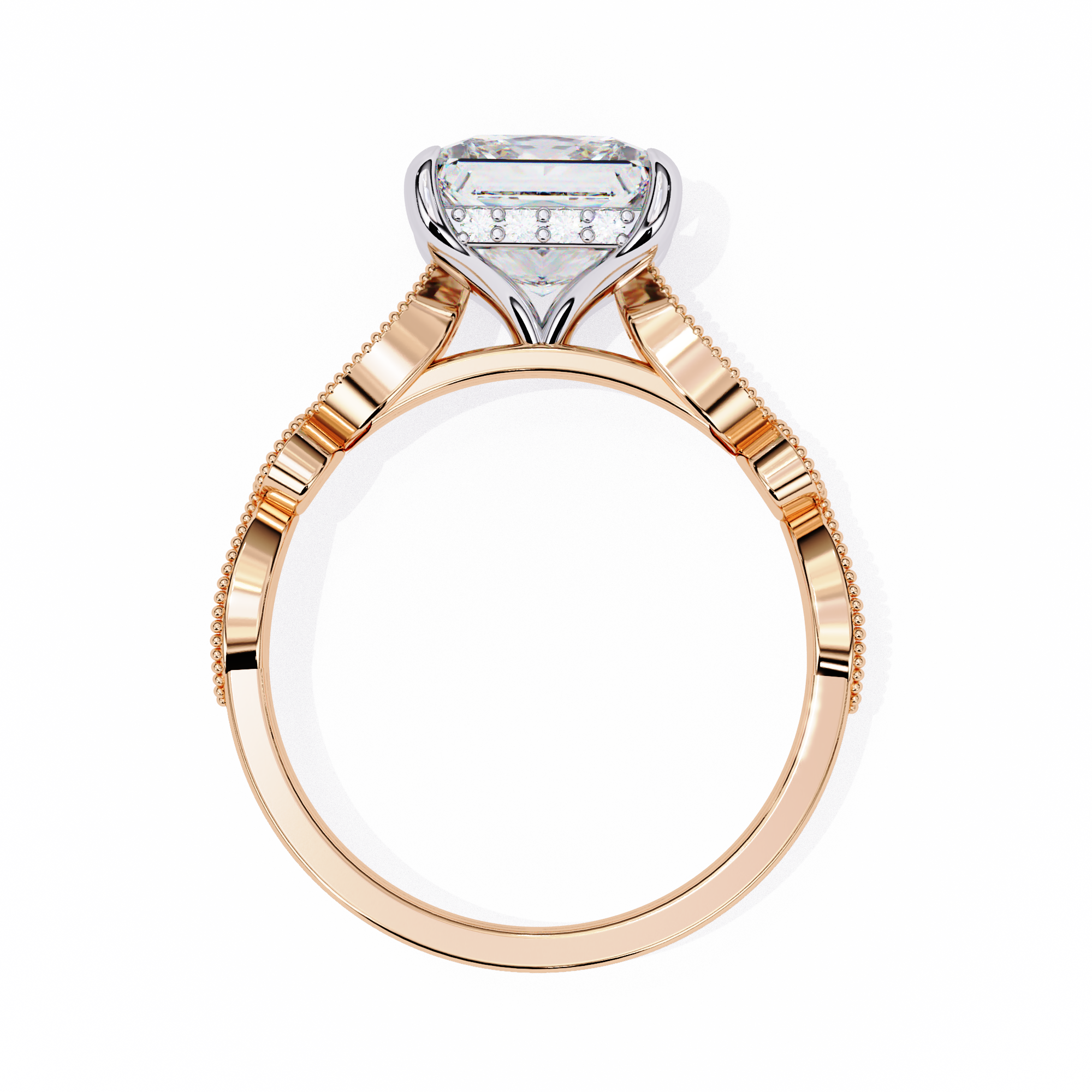 Glam Glint Princess Diamond Ring7