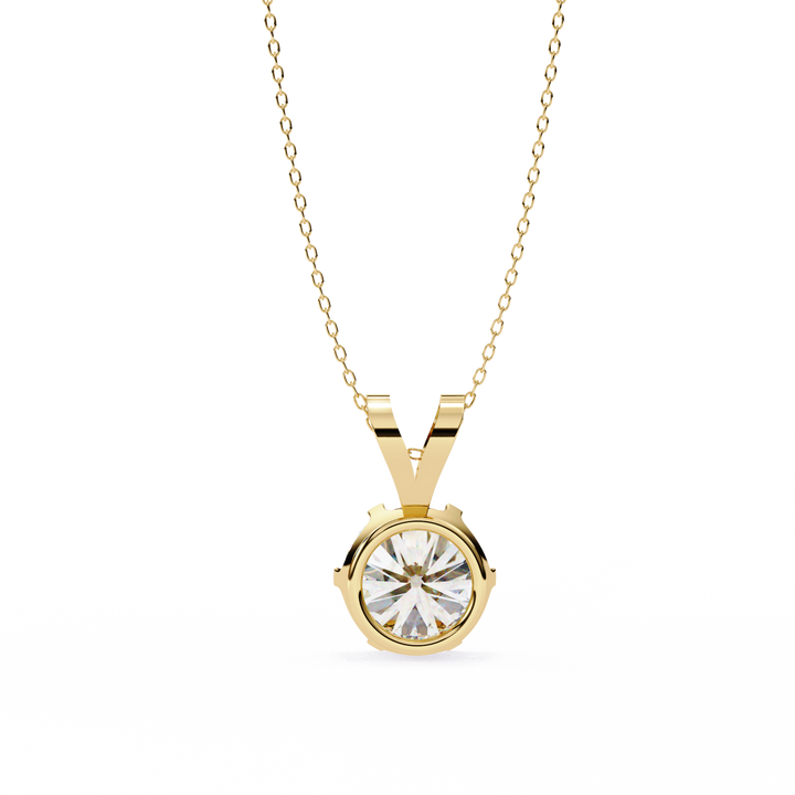 Glam Round 2 Carats Diamond Pendant