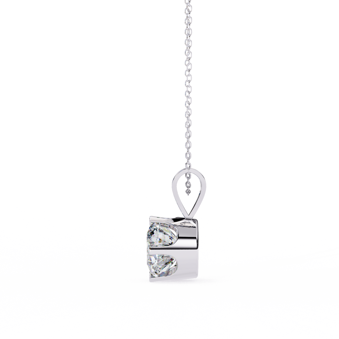 Glam Round 2 Carats Diamond Pendant