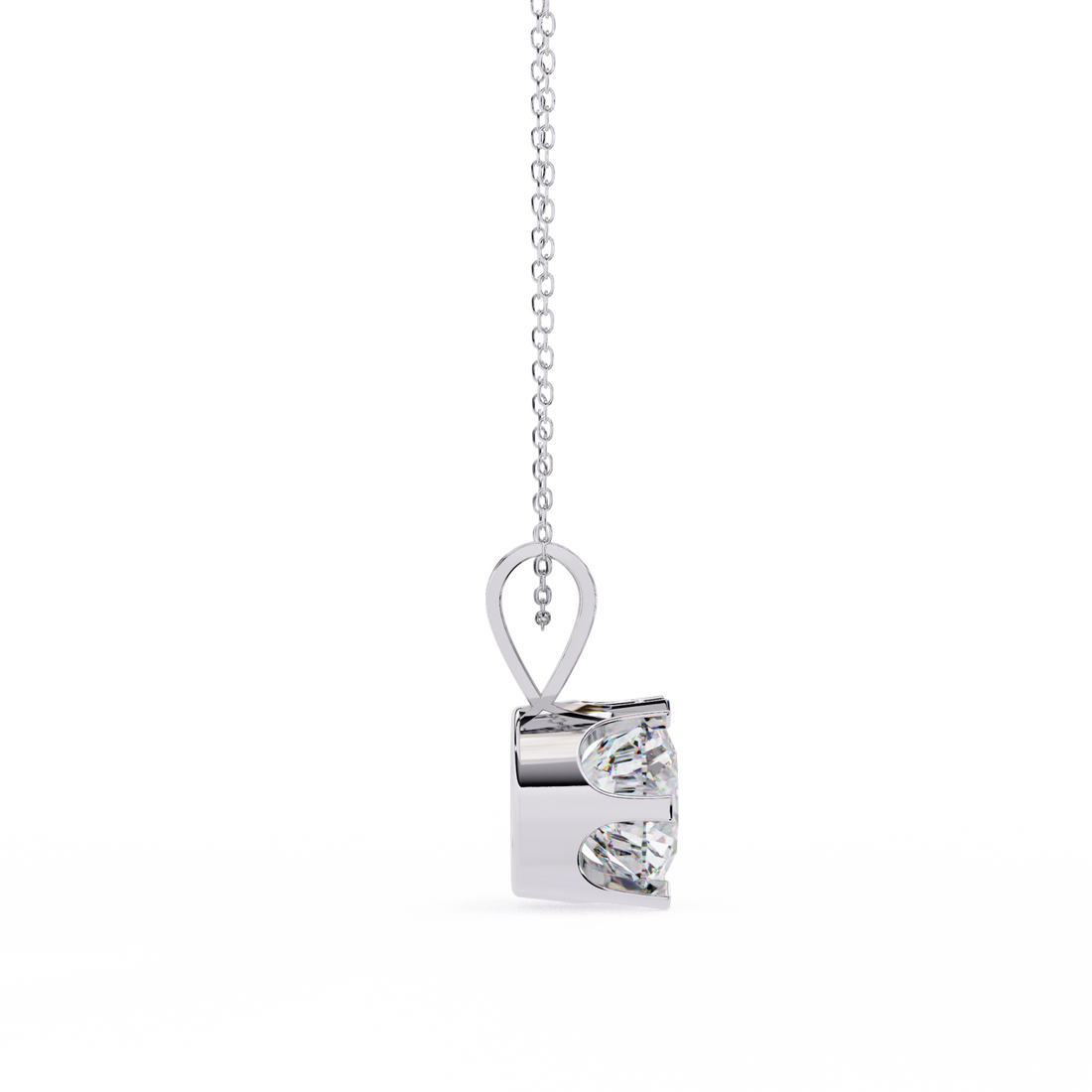 Glam Round 2 Carats Diamond Pendant