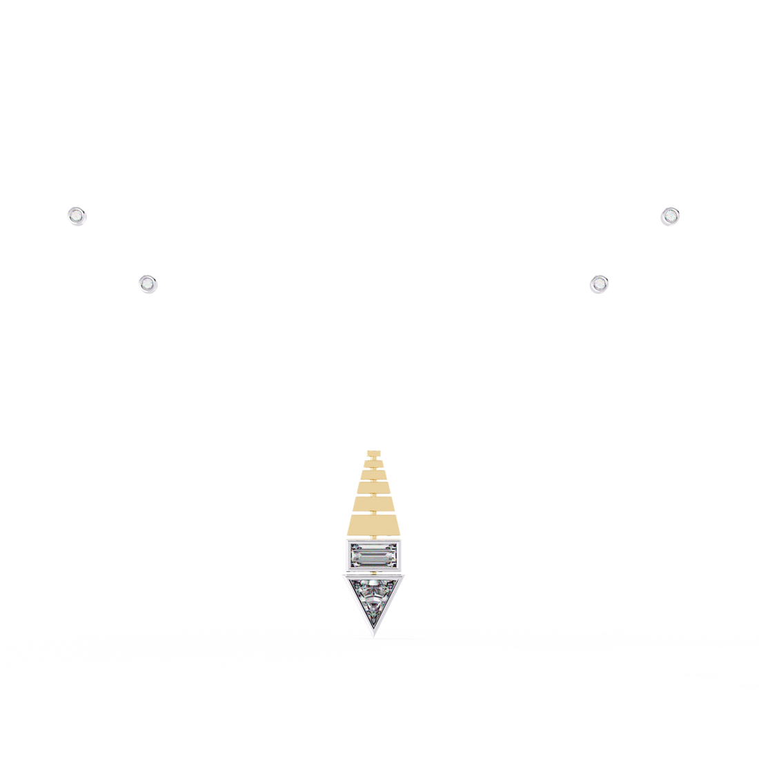 Glamourous Diamond Pendant with chain