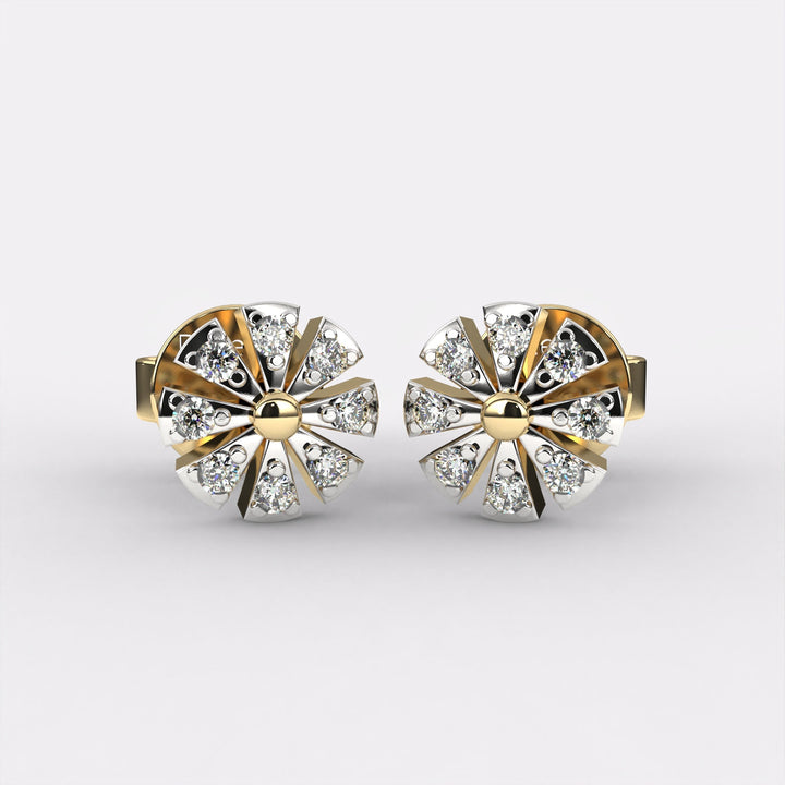 Glance Diamond Studs Earrings