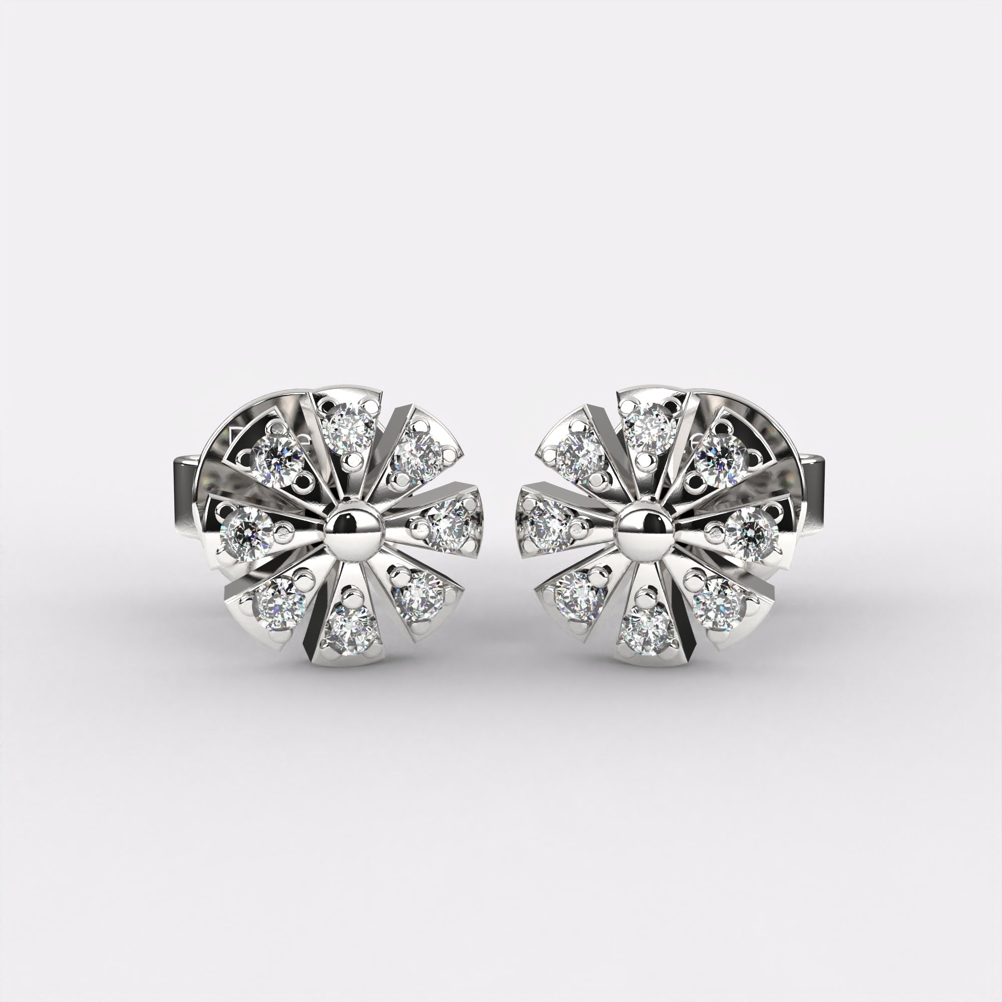Glance Diamond Studs Earrings