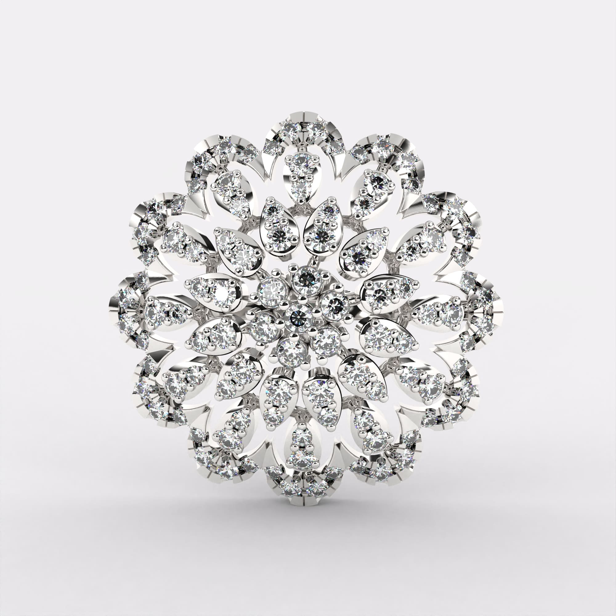 Gleam Diamond earrings in 925 Silver