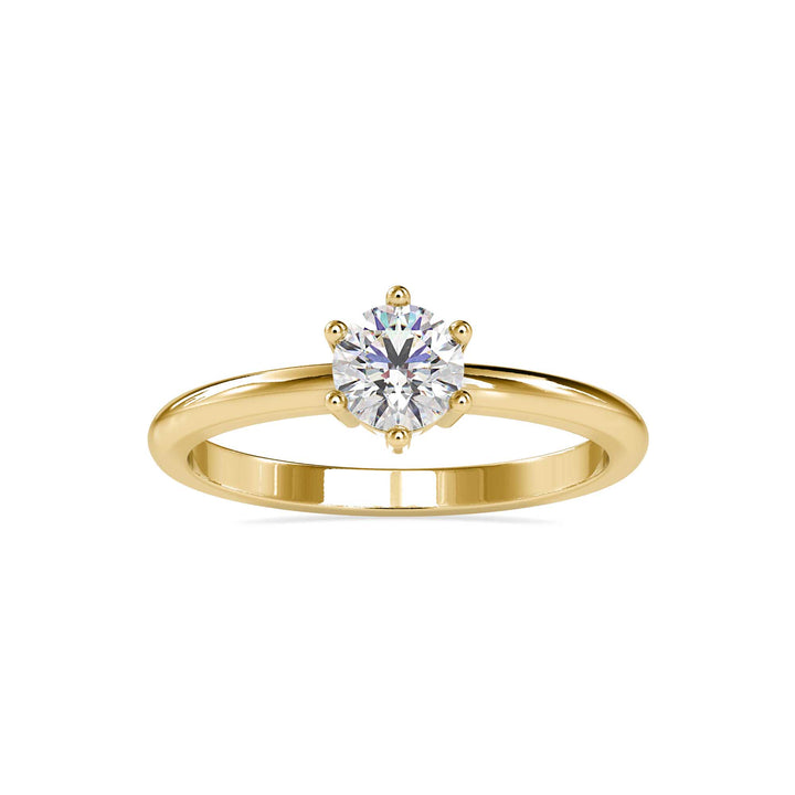 Gleam Minimalist Solitaire Ring