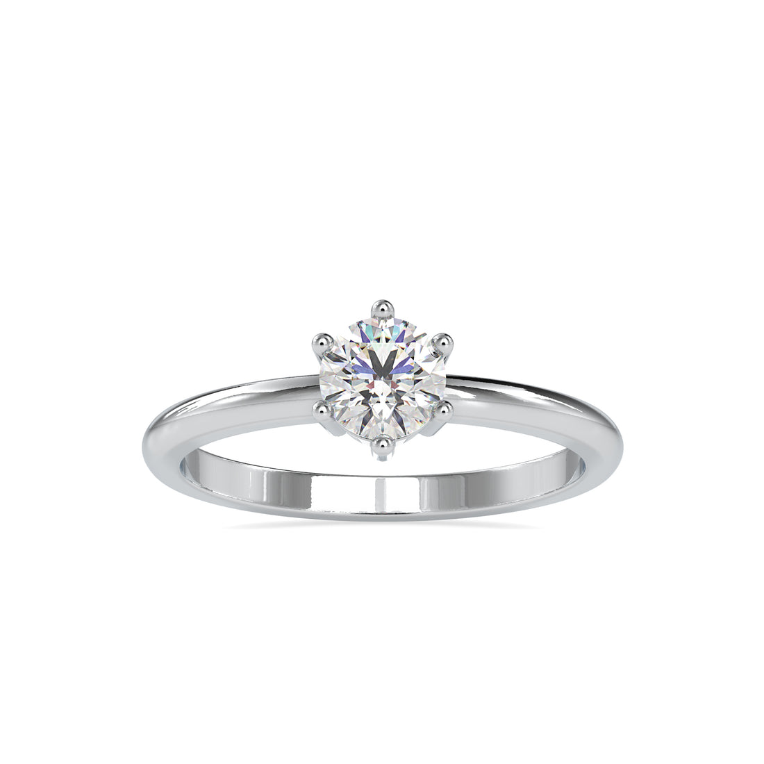 Gleam Minimalist Solitaire Ring 4