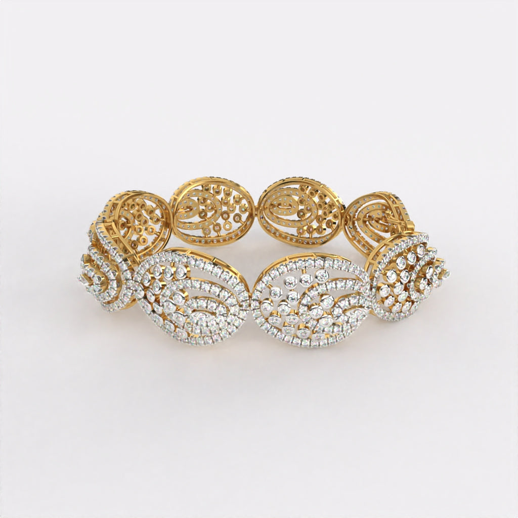 Glint Diamond Chain Bracelet