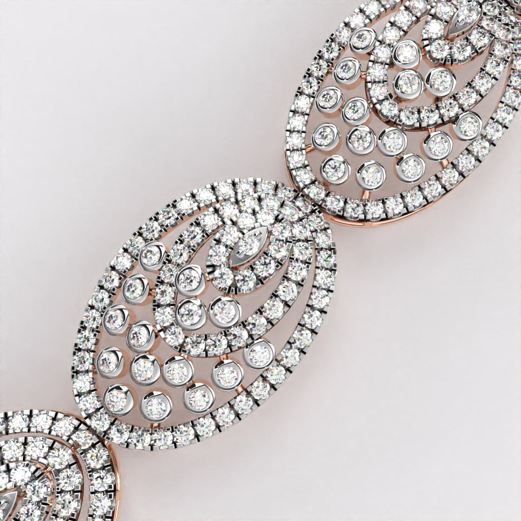 Glint Diamond Chain Bracelet