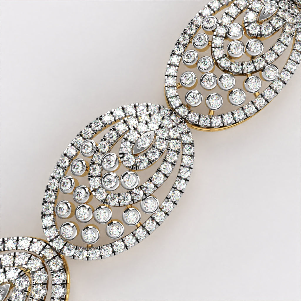 Glint Diamond Chain Bracelet