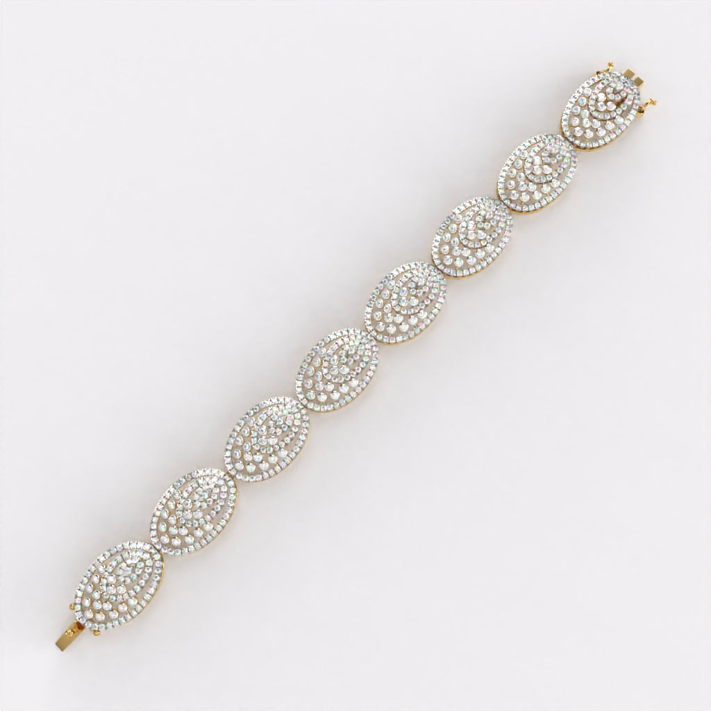 Glint Diamond Chain Bracelet