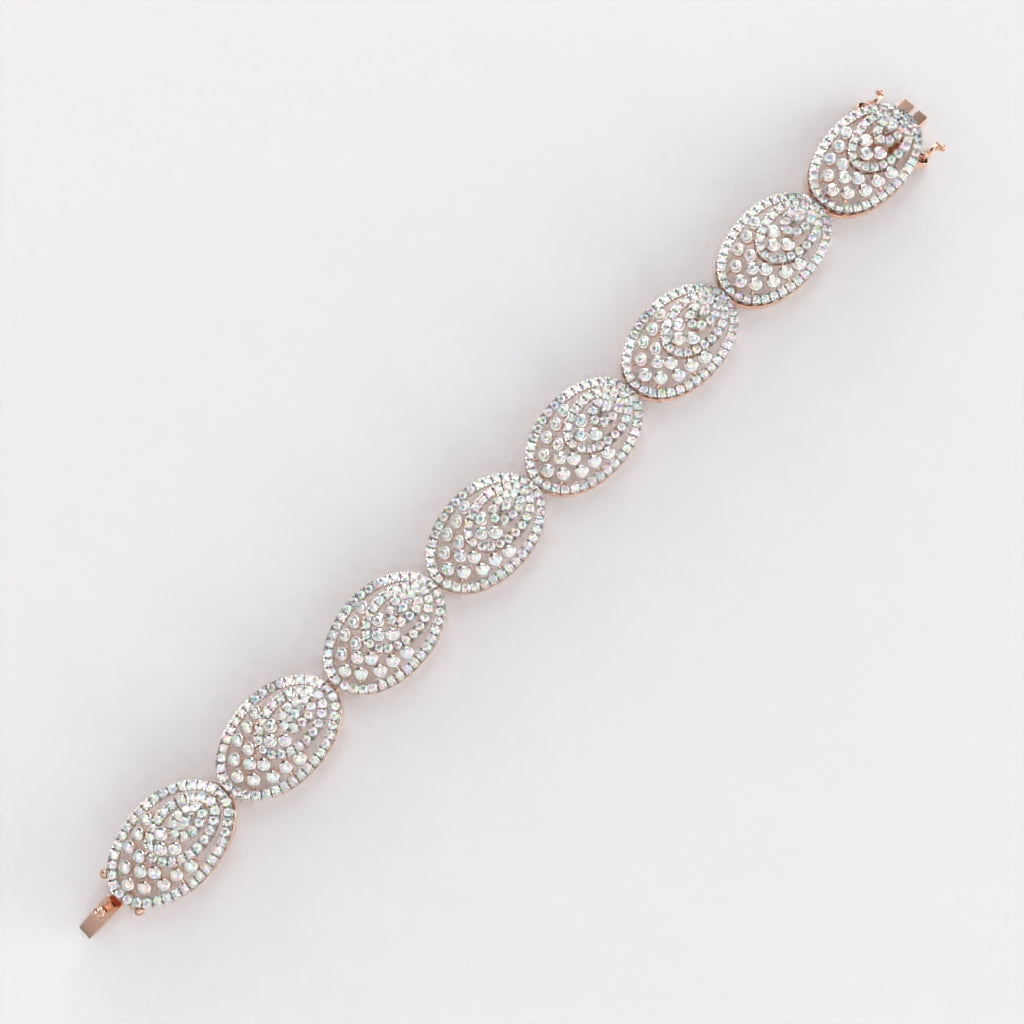 Glint Diamond Chain Bracelet