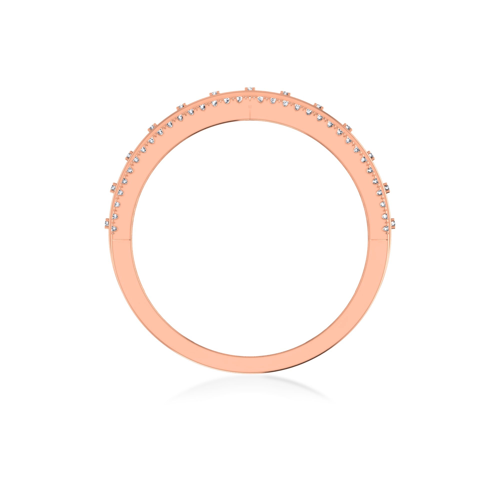 Glistening Beauty Emerald Ring Band 6