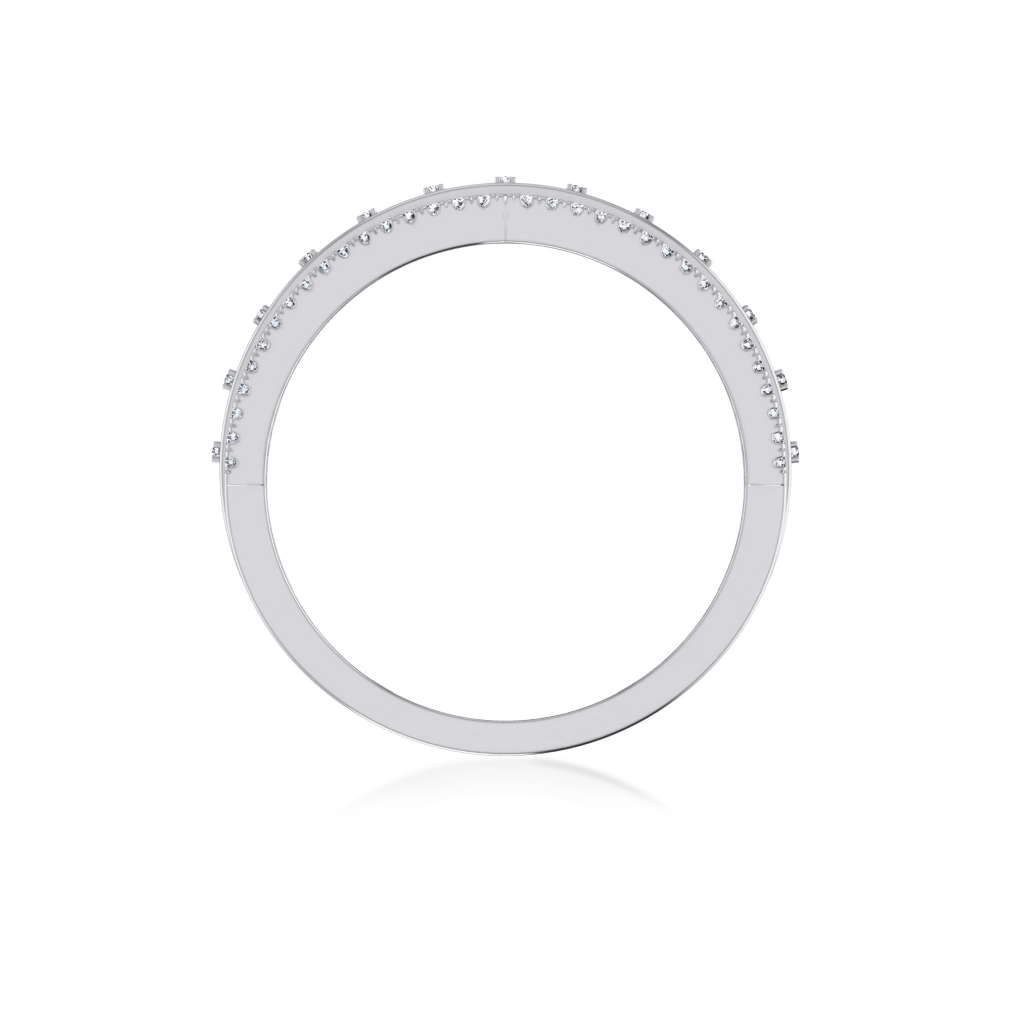 Glistening Beauty Emerald Ring Band 9