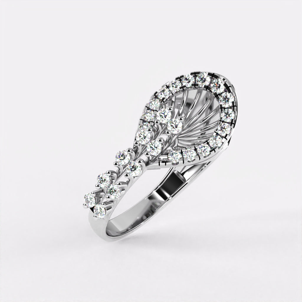 Glitzy Diamond Ring