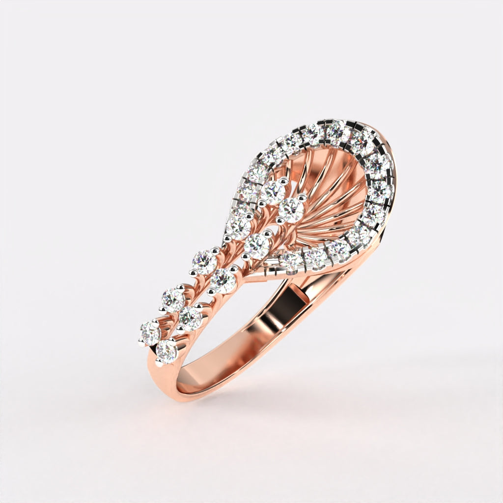 Glitzy Diamond Ring